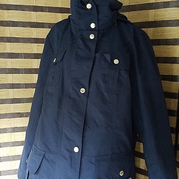 Ellen Tracy Fly Front Trench Coat - Picture 8 of 15